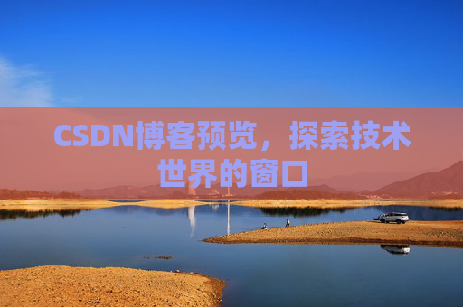CSDN博客预览,探索技术世界的窗口